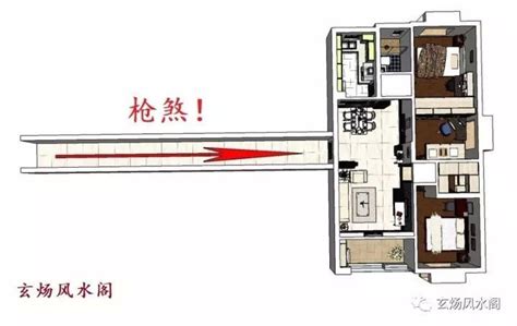 槍煞|玄煬風水：「槍煞」「暗箭煞」的講解及化解方法！